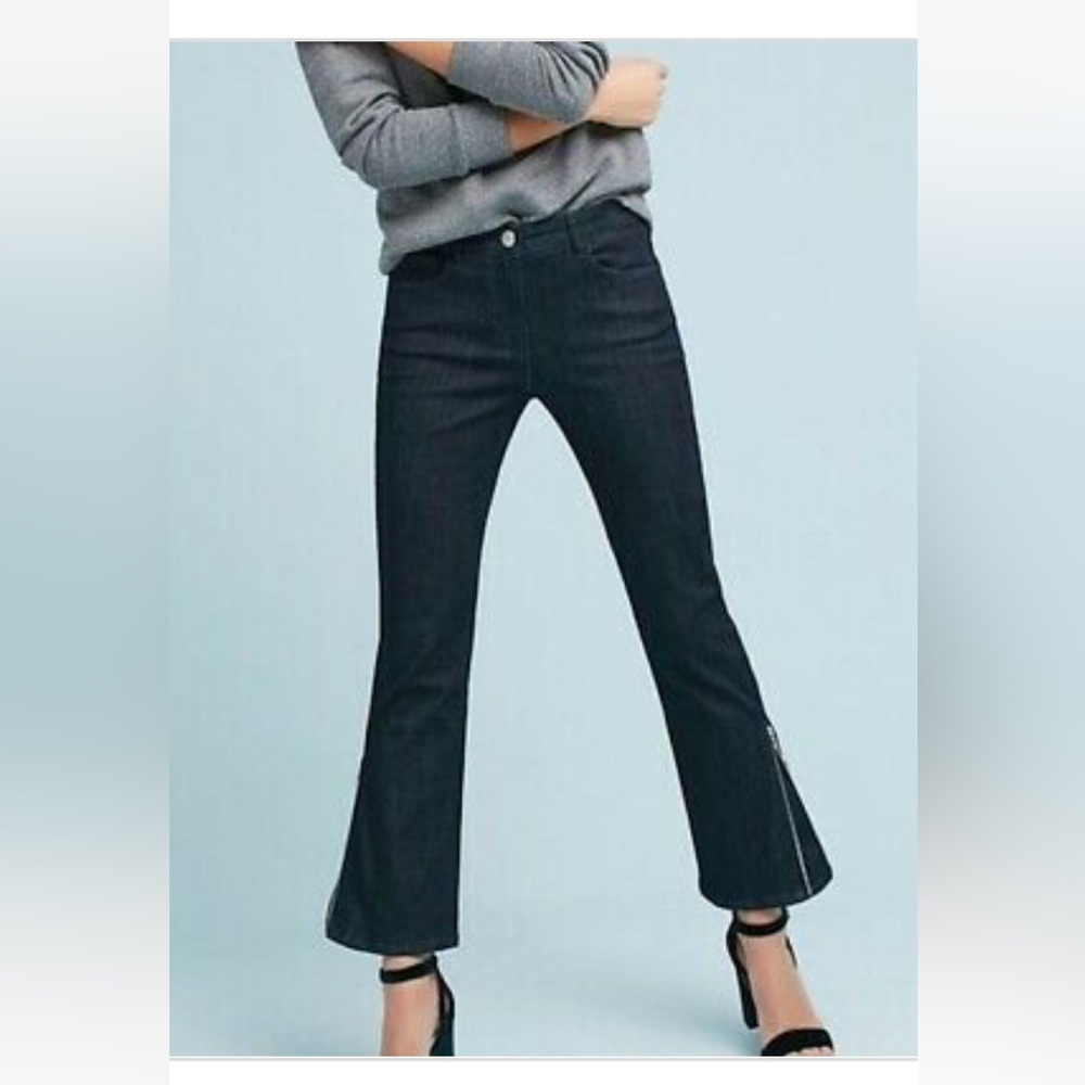 3X1 midway gusset side zip jeans